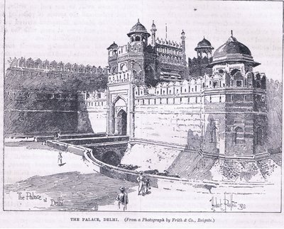 The Palace, Delhi by Herbert Railton